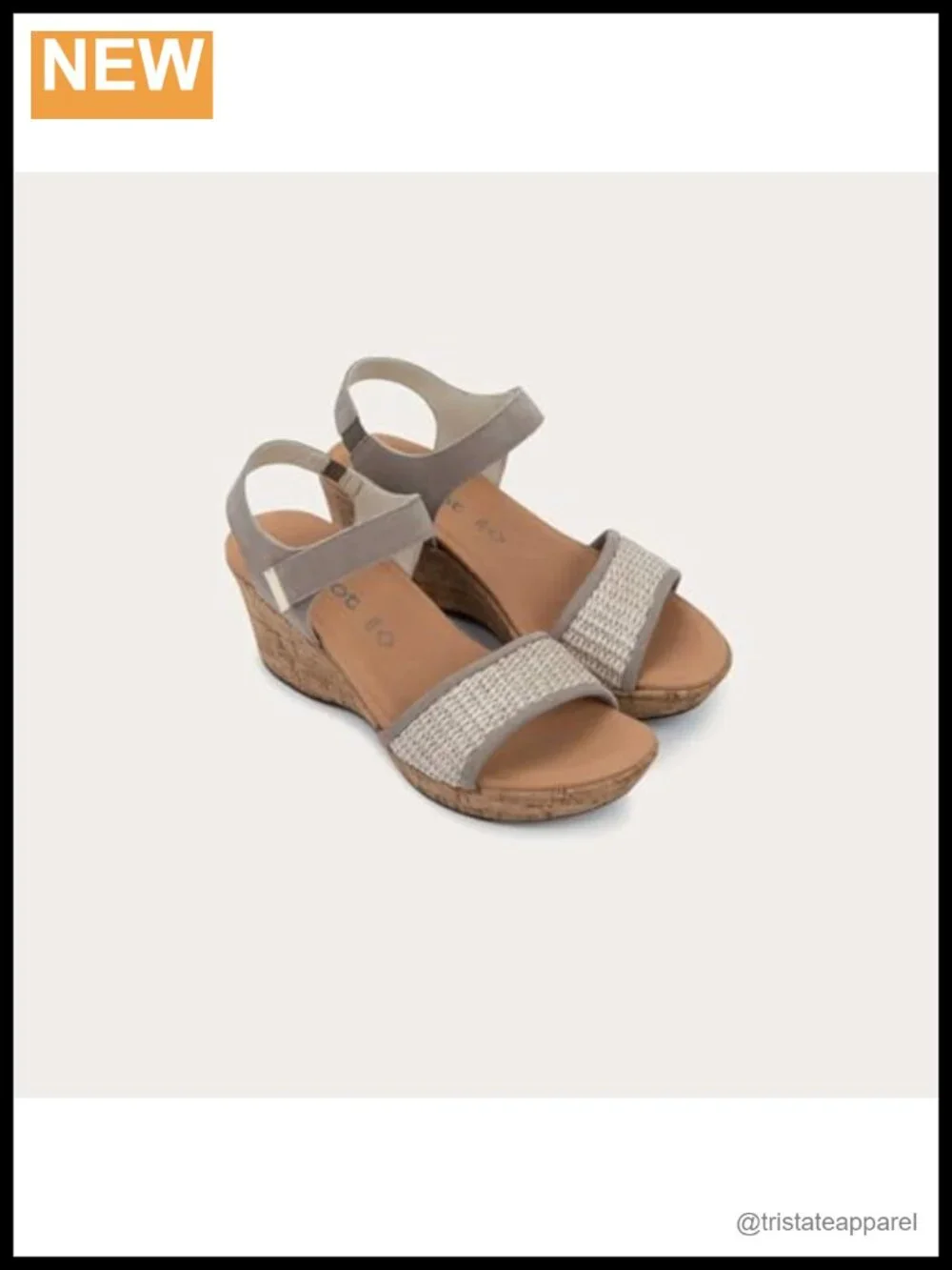 Naot Summer Raffia Wedge Sandal Leather Cork Footbed Comfort